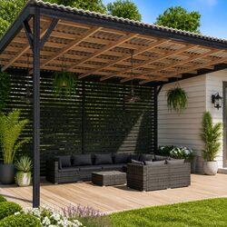 Garden Lounge Set 9 Piece Poly Rattan Outdoor Furniture Grey with Cushions