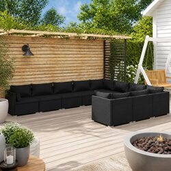 Comfort and Value in This 10-Piece Garden Lounge Set