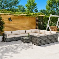 Comfortable and Practical 11-Piece Outdoor Set