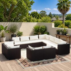 Comfortable and Value-Driven 11-Piece Outdoor Lounge Set