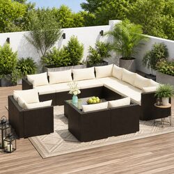Comfortable and Durable 12-Piece Outdoor Lounge Set