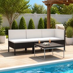 Comfortable and Reliable 3-Piece Garden Lounge Set