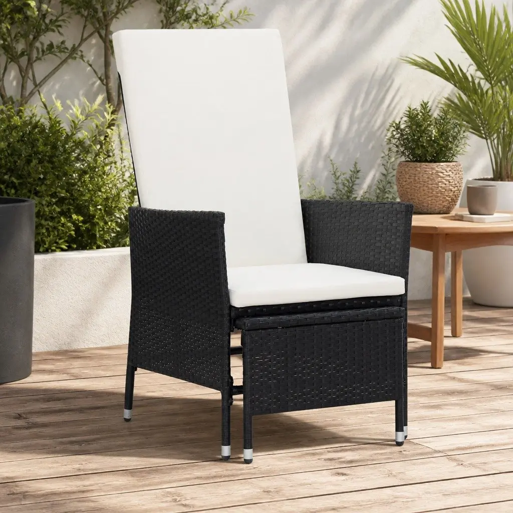 Reclining Garden Chair with Cushions