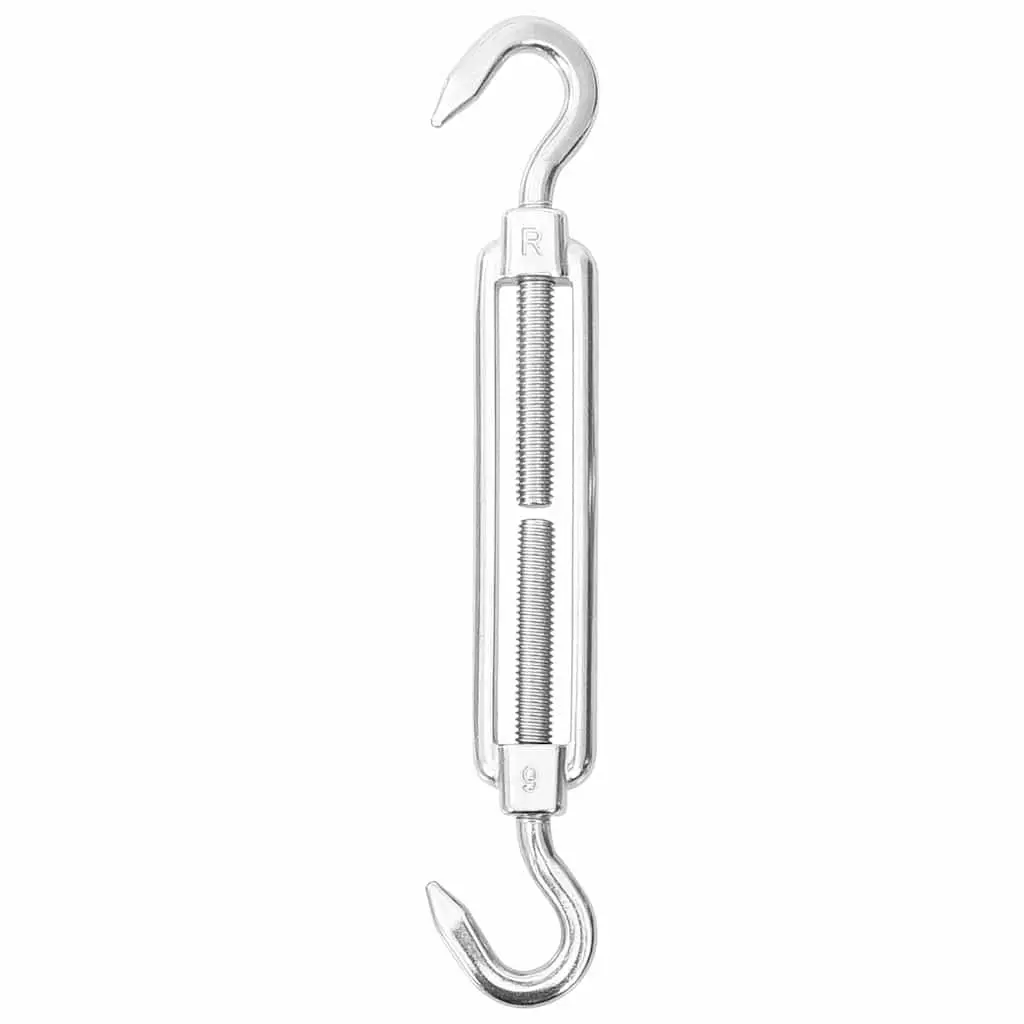 Sunshade Sail Accessory Set Stainless Steel Fittings 9 Piece