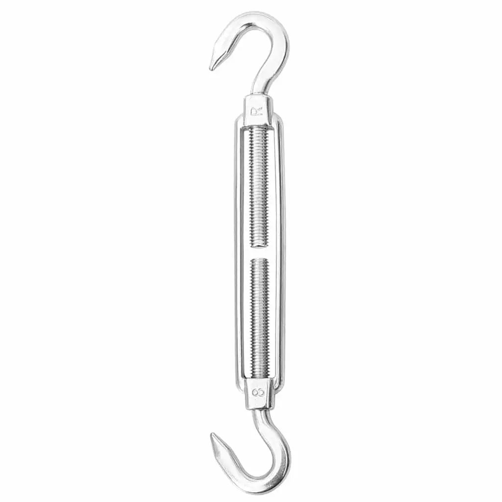Stainless Steel Fittings Hardware Kit for Sunshade Sail Installation 9 Piece Adjustable Accessories