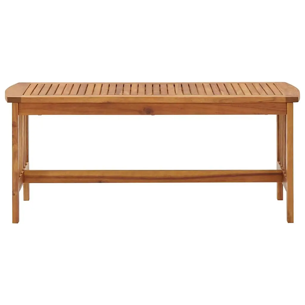 Coffee Table Slatted Top 102x50x43cm Solid Acacia Wood Brown
