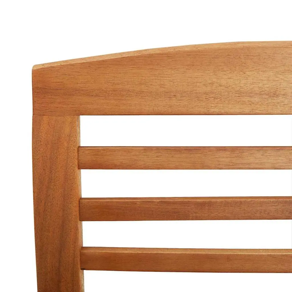 Garden Chairs Set of 2 Outdoor Wooden Patio Seating Furniture Brown