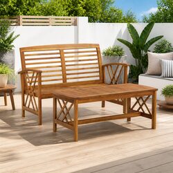 Reliable 2 Piece Garden Lounge Set for Your Patio