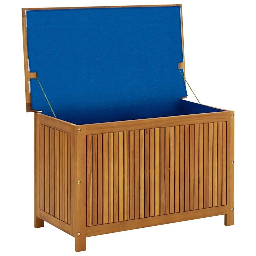 Garden Storage Box Outdoor Bench 90x50x58 cm Solid Acacia Wood Brown
