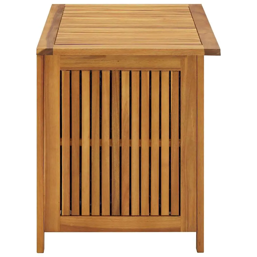 Garden Storage Box Outdoor Bench 90x50x58 cm Solid Acacia Wood Brown