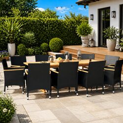 Reliable 11 Piece Outdoor Dining Set with Comfort Features