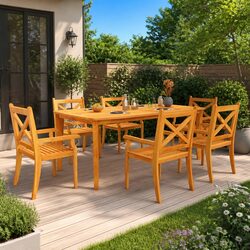 Reliable Acacia Garden Table for Lasting Use