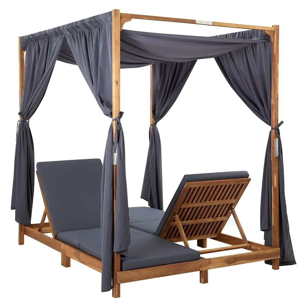 Double Sun Lounger for Outdoor Relaxation