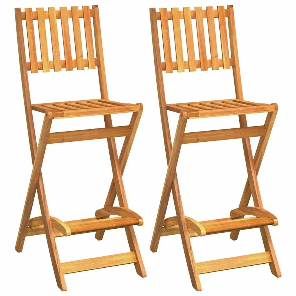 Outdoor Bar Set with Foldable Stools