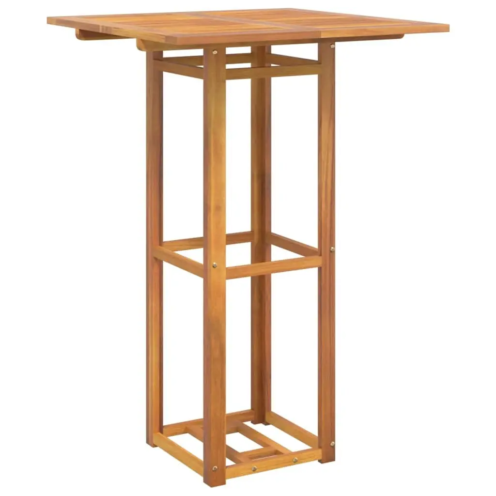 Outdoor Bar Set with Foldable Stools