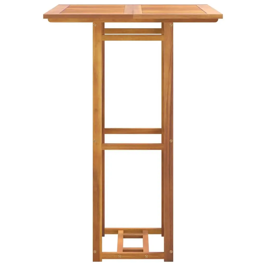 Outdoor Bar Set with Foldable Stools