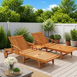 Reliable and Affordable Sun Lounger Set for Outdoor Use
