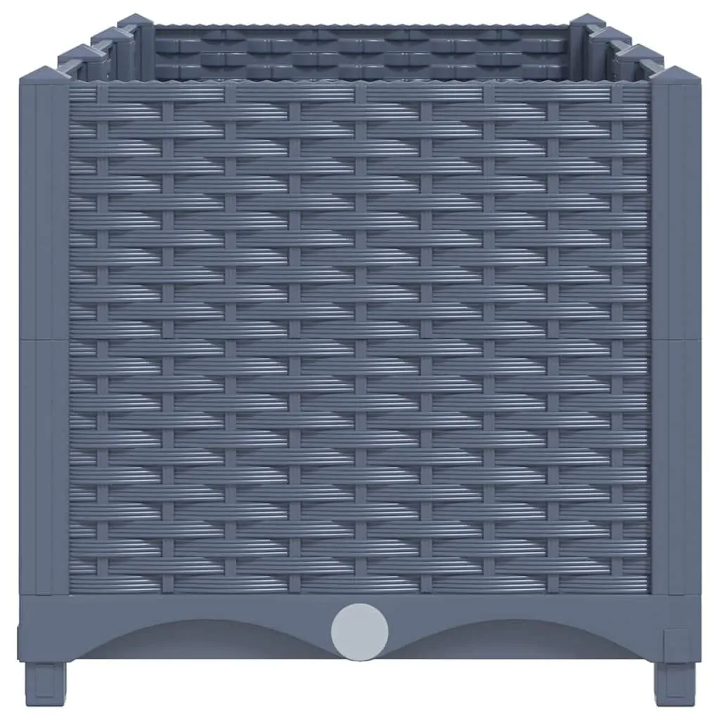 Raised Garden Bed Planter Box Outdoor Use 120x40x38 cm Grey