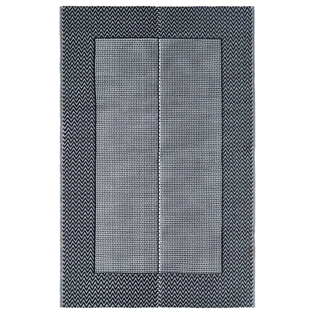 Outdoor Rug Grey 160x230 cm Patio Balcony Terrace Garden Decor