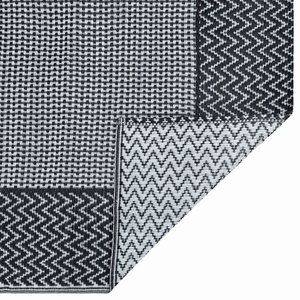 Outdoor Rug Decorative Grey 190x290 cm for Patio Balcony Terrace