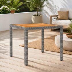 Reliable and Stylish Grey Garden Table for Your Patio