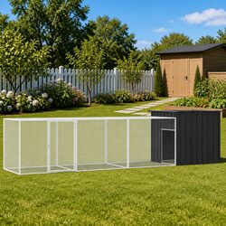 Reliable Anthracite Chicken Cage for Your Peace of Mind