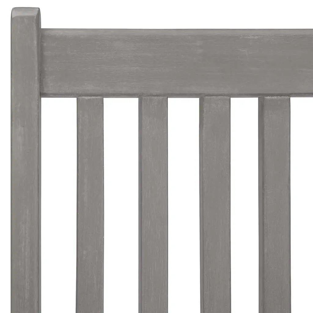 Outdoor Reclining Chairs Set 3 Piece Adjustable Backrest Garden Seating Grey