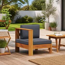 Reliable Outdoor Middle Sofa Section with Comfort in Mind
