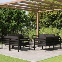 Comfortable 9-Piece Garden Lounge Set with Easy Care