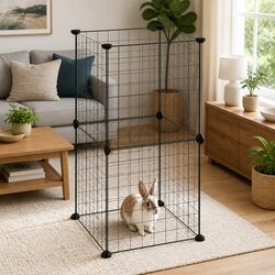 Comfortable and Practical 8-Panel Pet Enclosure