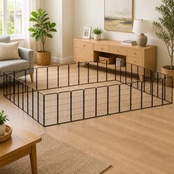 Reliable 40-Panel Dog Playpen for Outdoor Fun