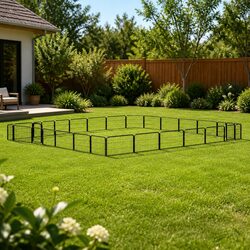Reliable and Practical Dog Playpen with 28 Panels