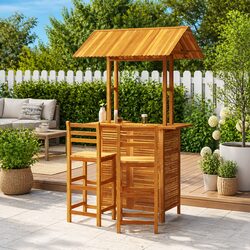 Durable Garden Bar Set with Practical Features