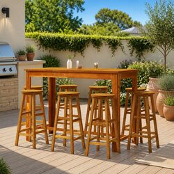 Reliable 9 Piece Garden Bar Set Built to Last