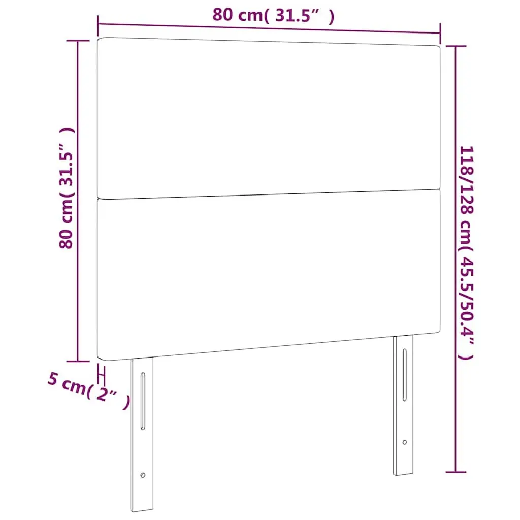 Black Fabric Headboard with Stability