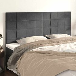 Comfortable and Reliable Dark Grey Headboard