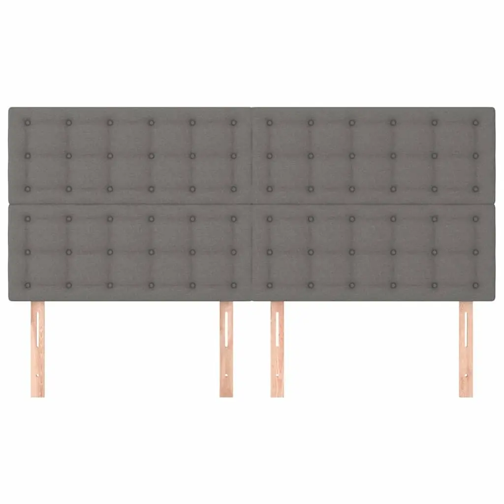 Dark Grey Fabric Headboard