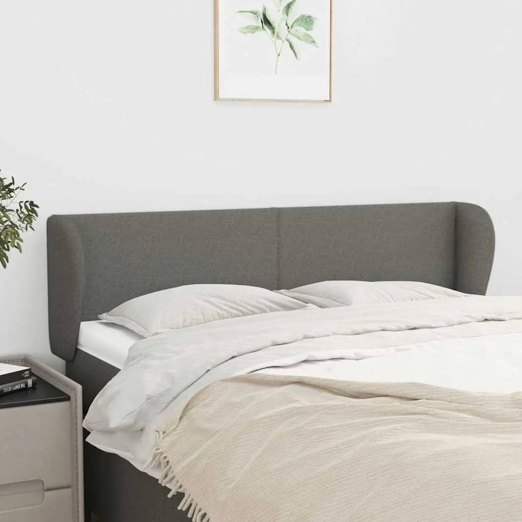 Grey 147cm Fabric Headboard