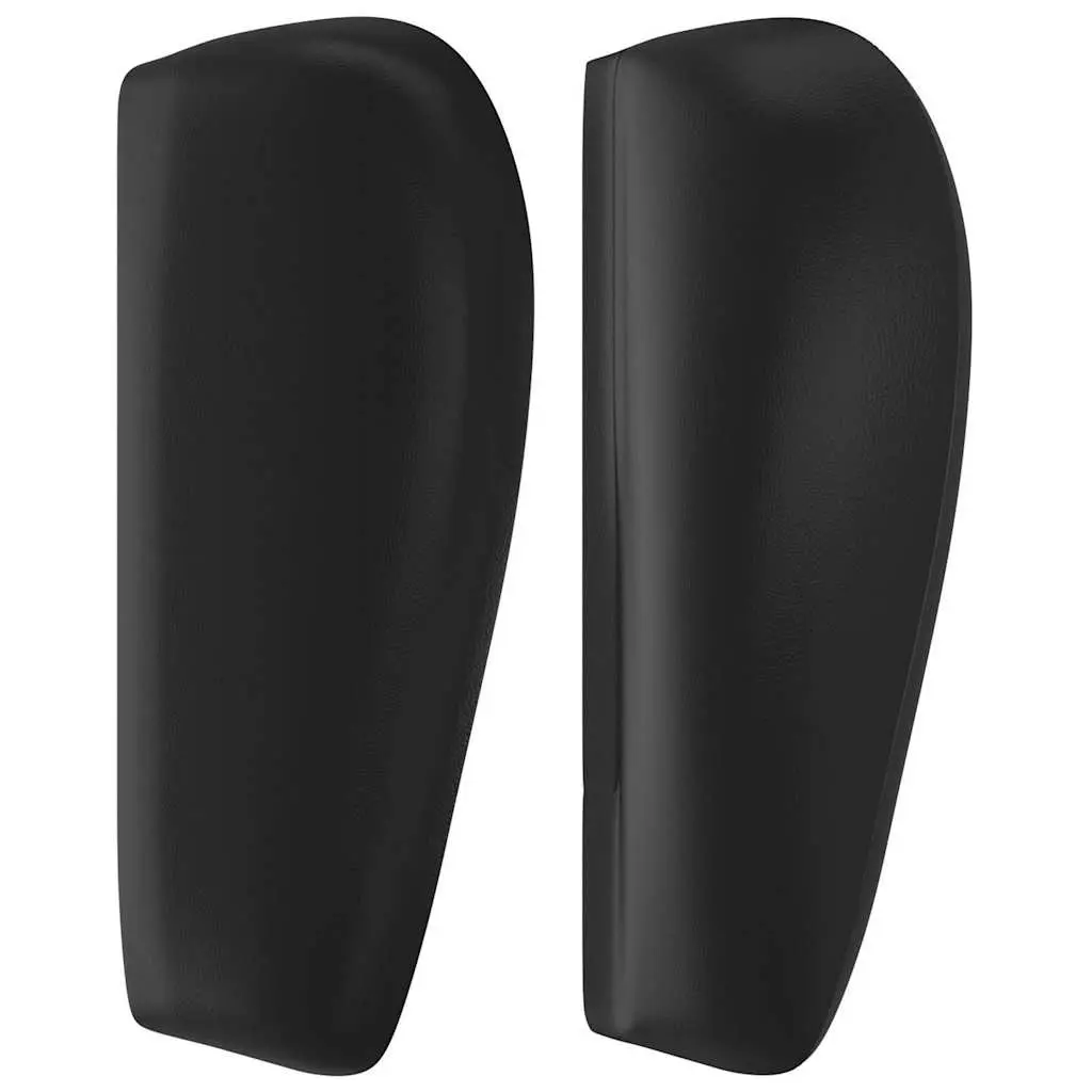 Faux Leather Headboard with Ears Back Support 103cm Black