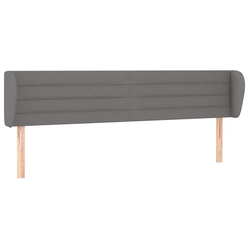 Grey Headboard with Ears for Bedroom Use