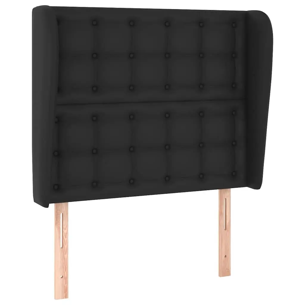 Headboard Black Faux Leather 103cm Bedroom Furniture Back Support