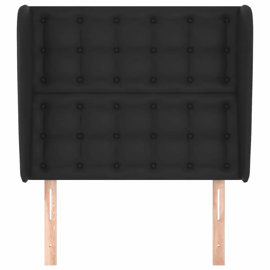 Headboard Black Faux Leather 103cm Bedroom Furniture Back Support