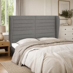 Durable Dark Grey Headboard with Ears – Quality You Can Trust