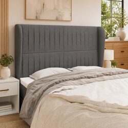 Quality Grey Headboard with Ears - 147cm Design