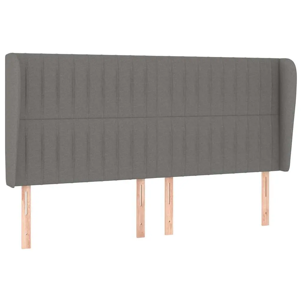 Dark Grey Fabric Headboard