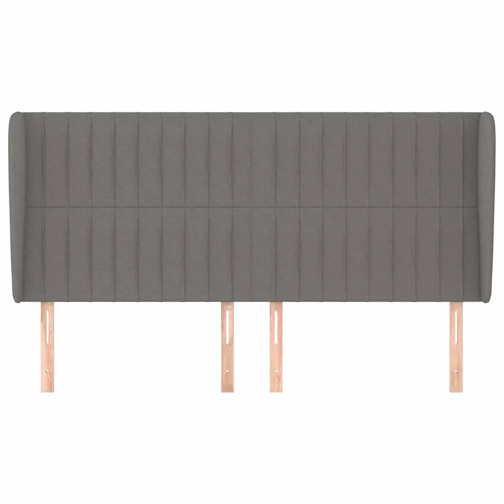 Dark Grey Fabric Headboard