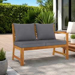 Reliable Garden Bench with Cushions for Comfort