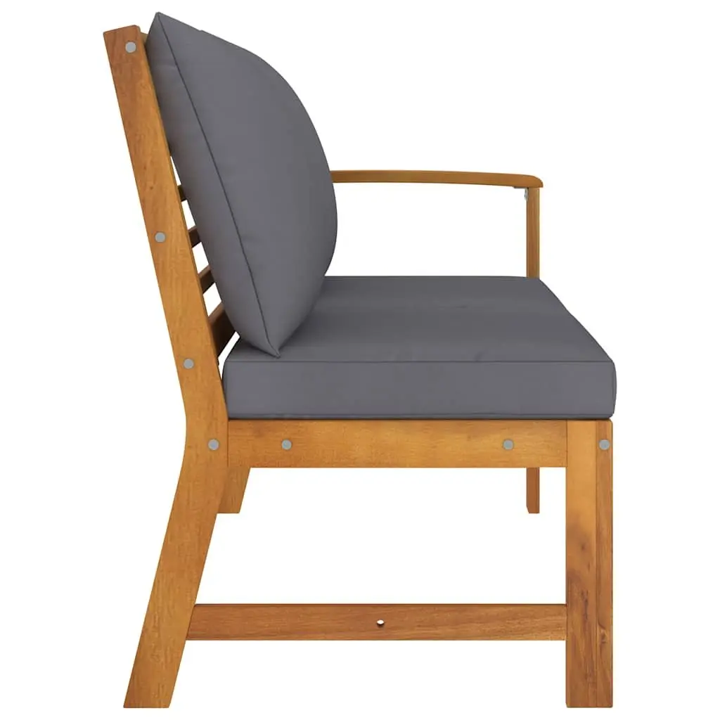 Garden Bench with Cushions for Comfort