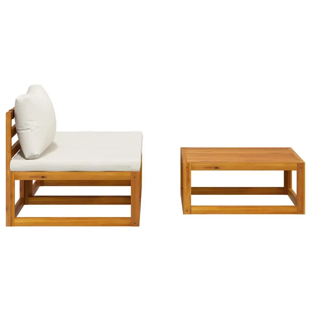 3-Piece Outdoor Lounge Set with Coffee Table