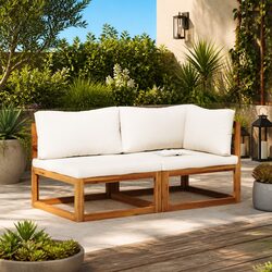 Comfortable and Durable 2 Piece Outdoor Sectional Set